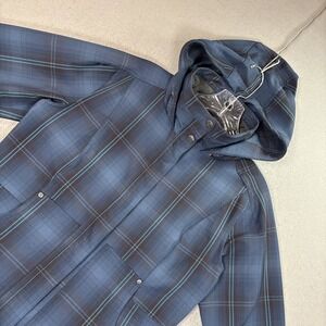 Outdoor Research Blue Waterproof Insulated Hooded Rain Jacket Women Size S EUC